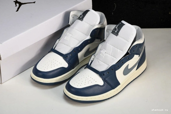  BQ6472-414 Air Mid French  Blue BQ6472-414 Jordan 1 0825